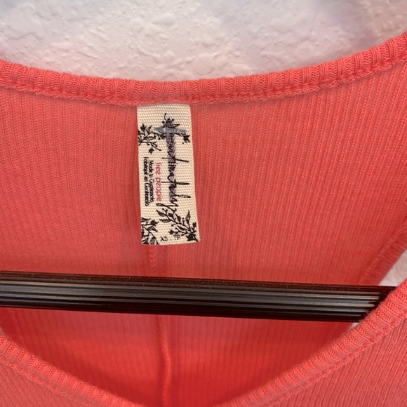 Free People Coral Tank Top Size XS NWOT - Picture 5 of 7